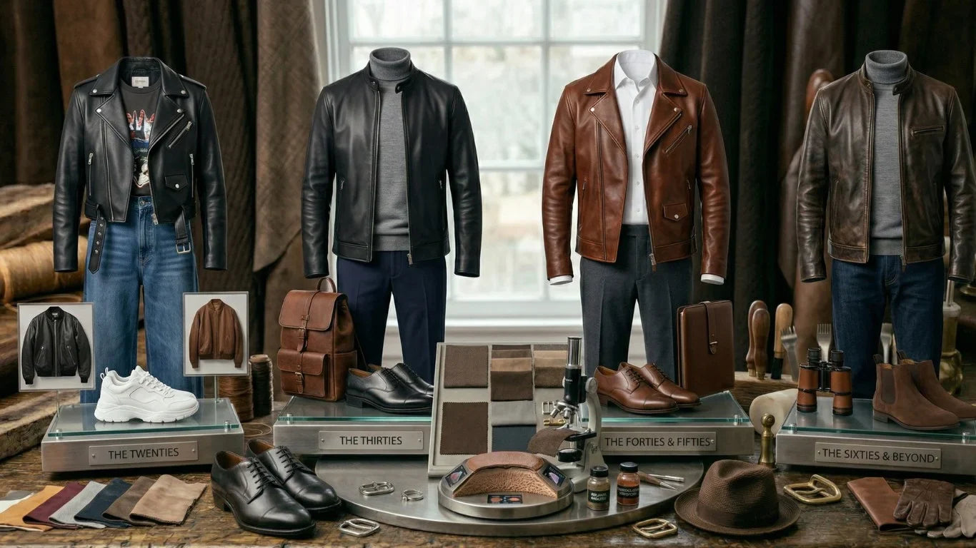 Styling Leather Outerwear Across Age Demographics