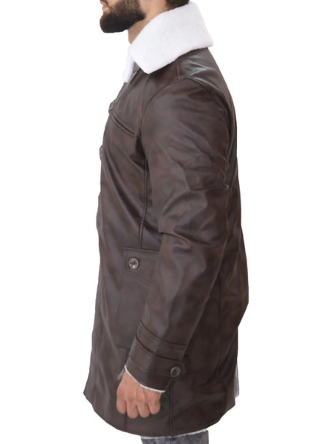 Brown Bane Sherpa Coat