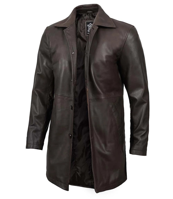 Brown Leather coat