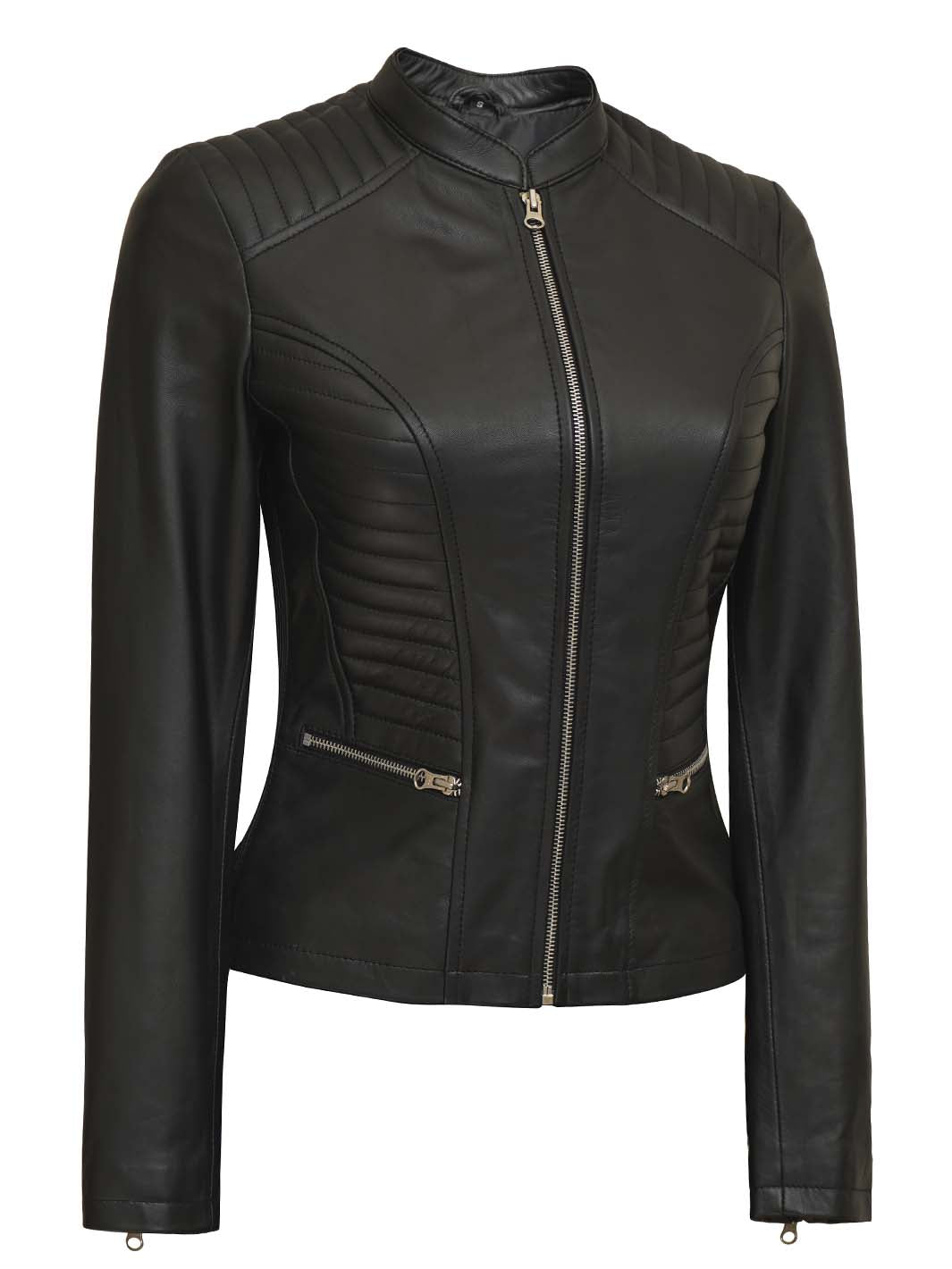 Womens Black Leather Jacket