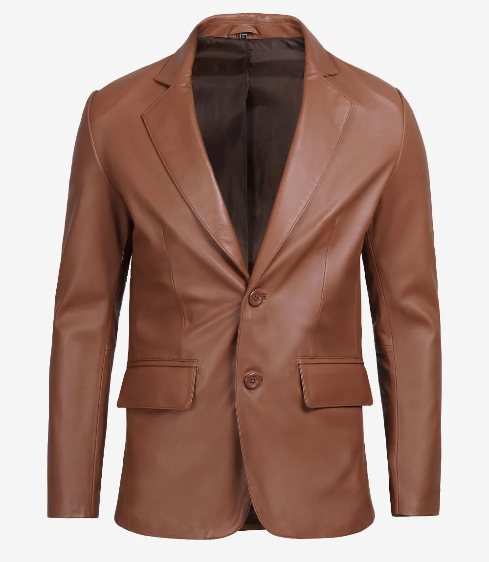 Two Button Brown Blazer