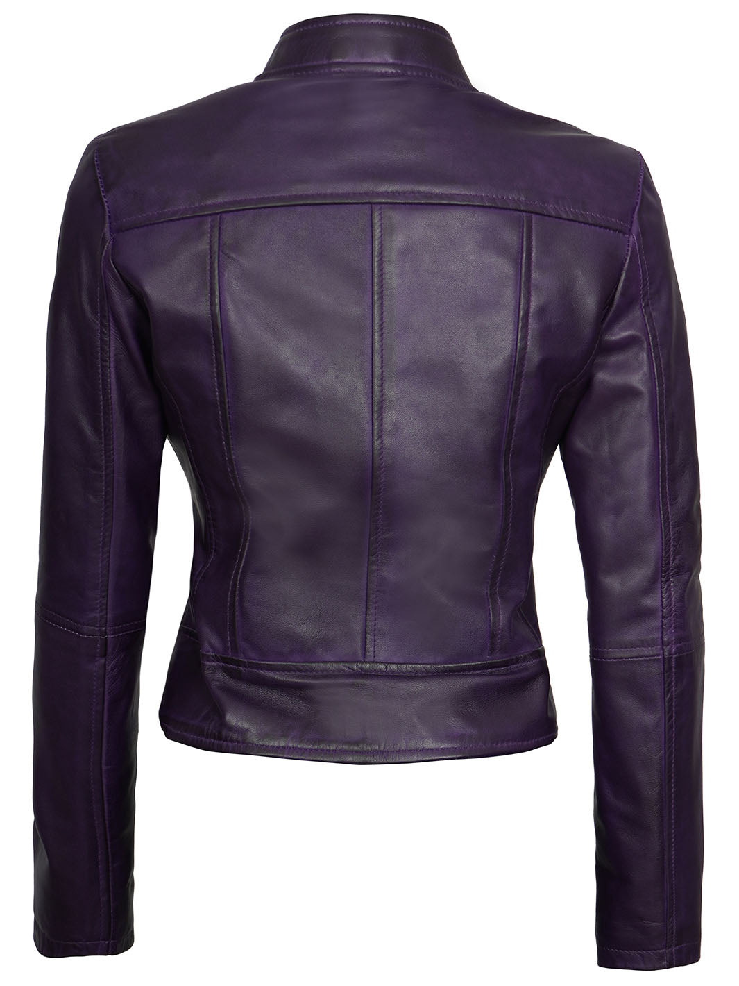 Purple Leather Jacket