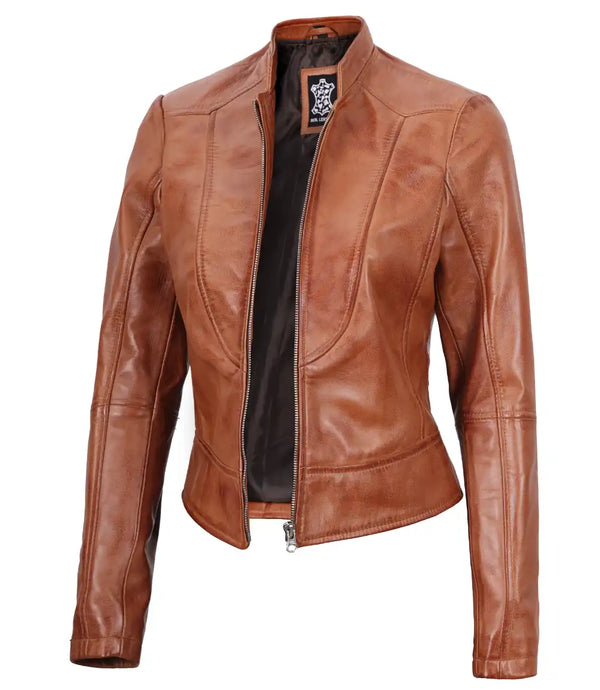 cafe racer leather jacket