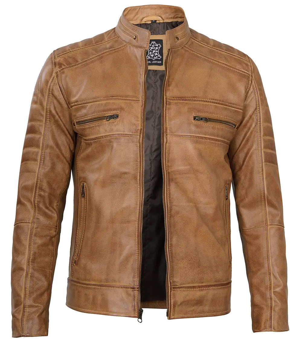 camel leather jacket mens