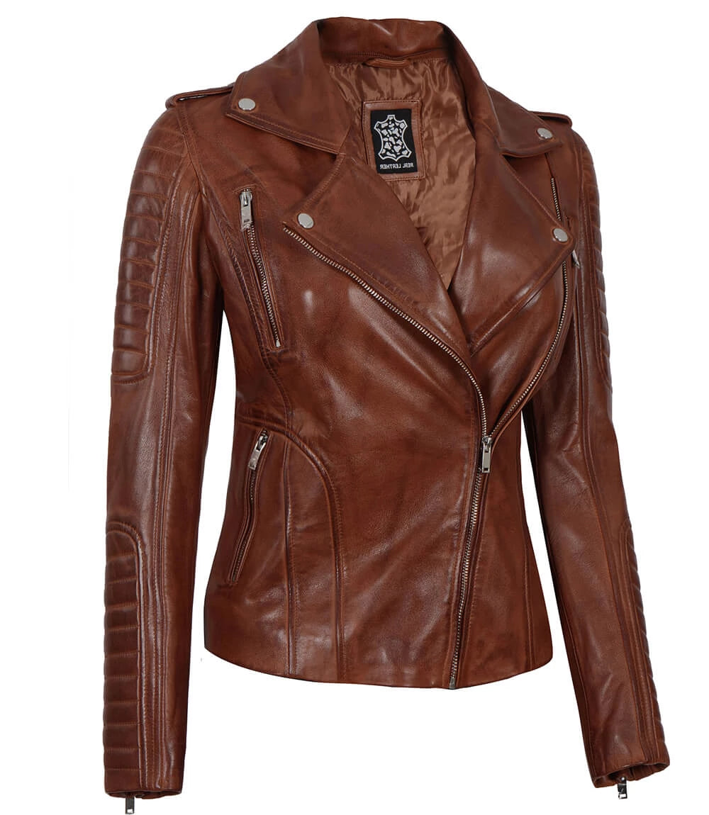 cognac jacket