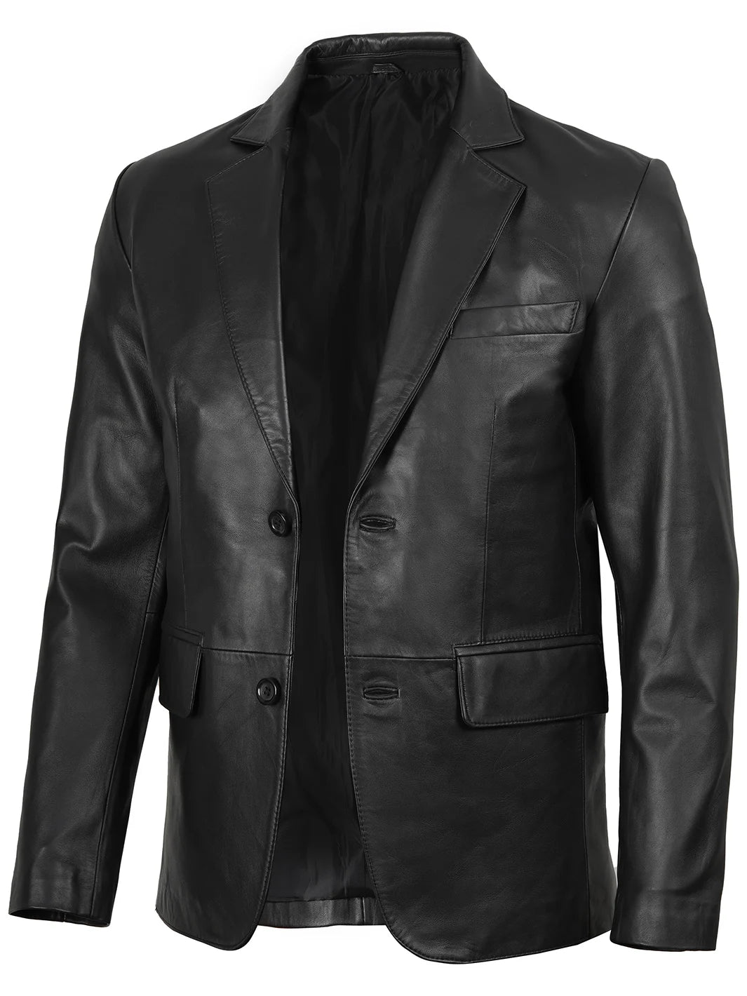 mens real leather blazer 