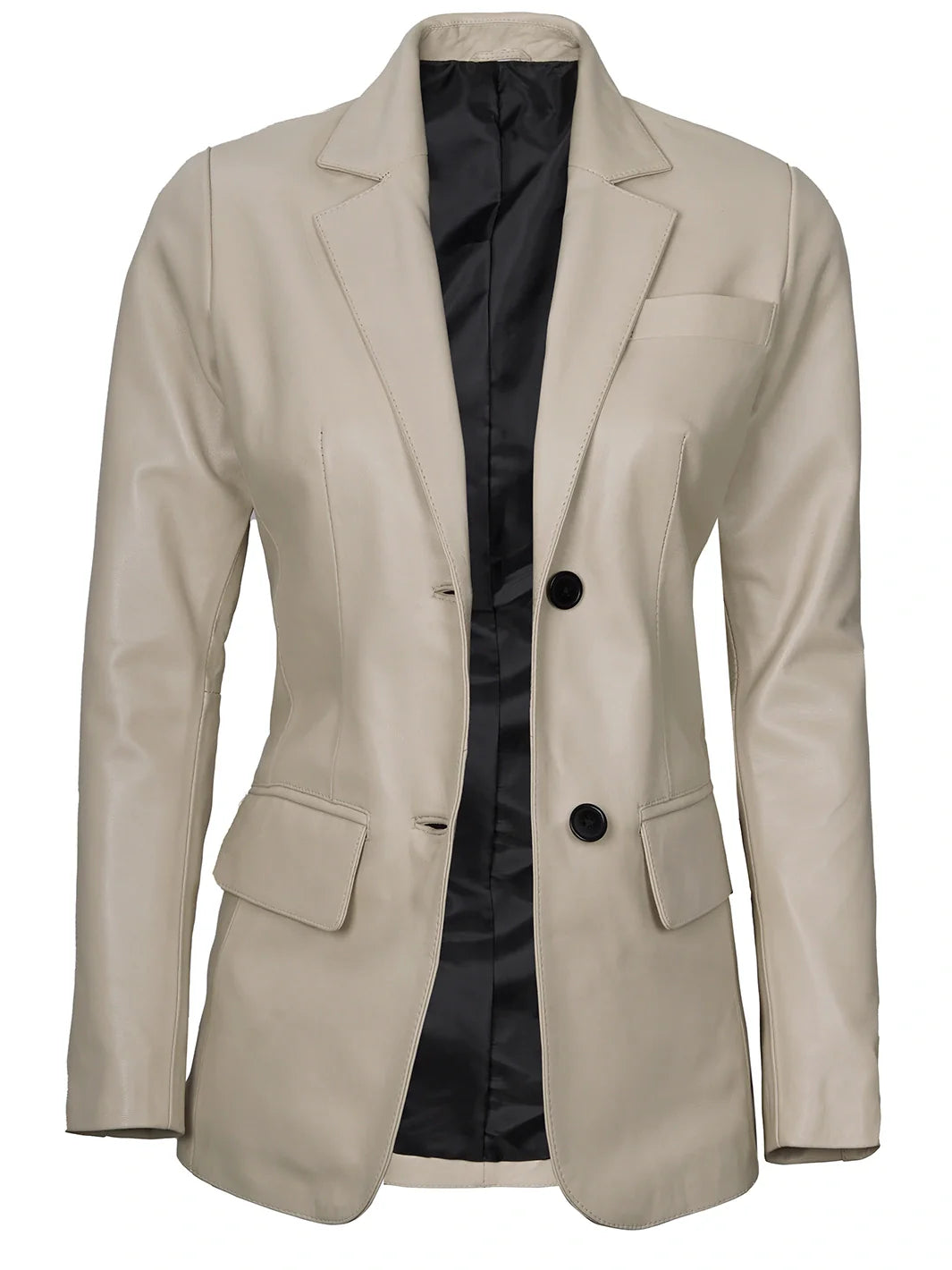 leather blazer for women