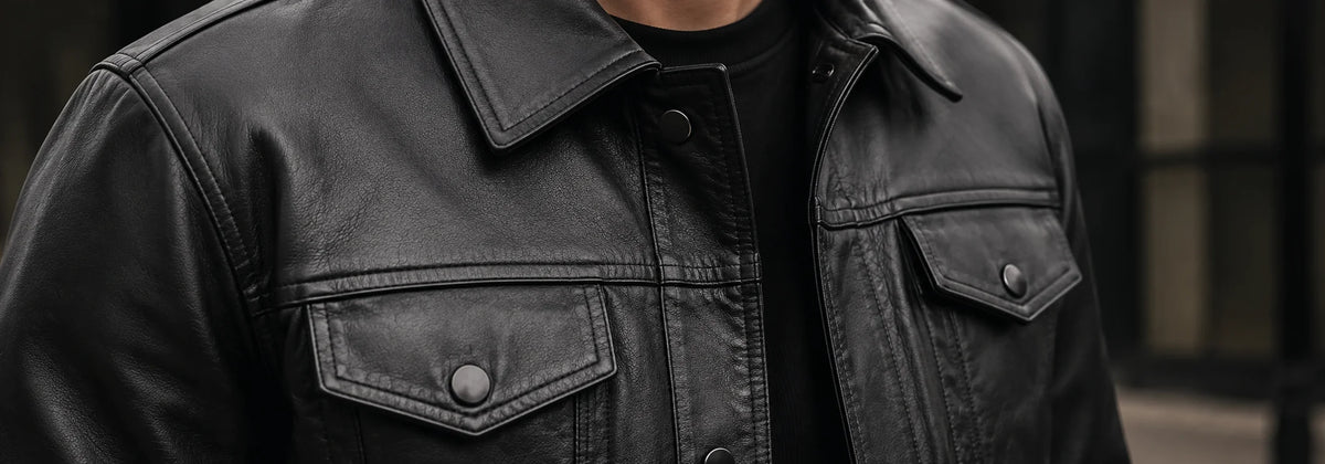 Herren-Trucker-Lederjacken