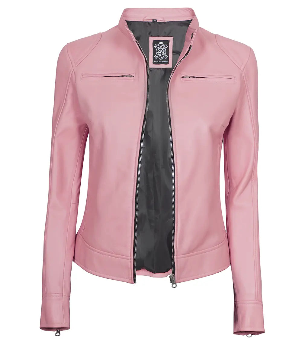 real leather jacket for women