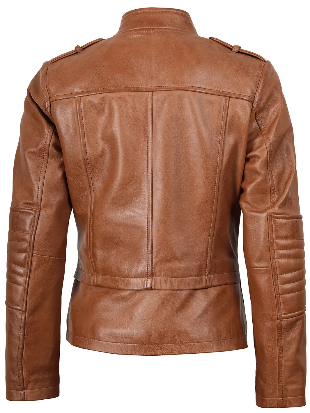 Womens Brown Real Leather Jacket