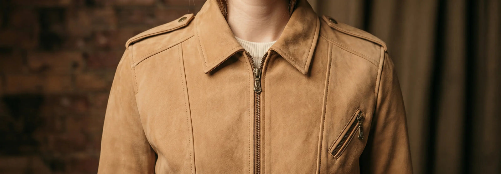 Damen-Wildlederjacken – 100 % echtes Wildleder