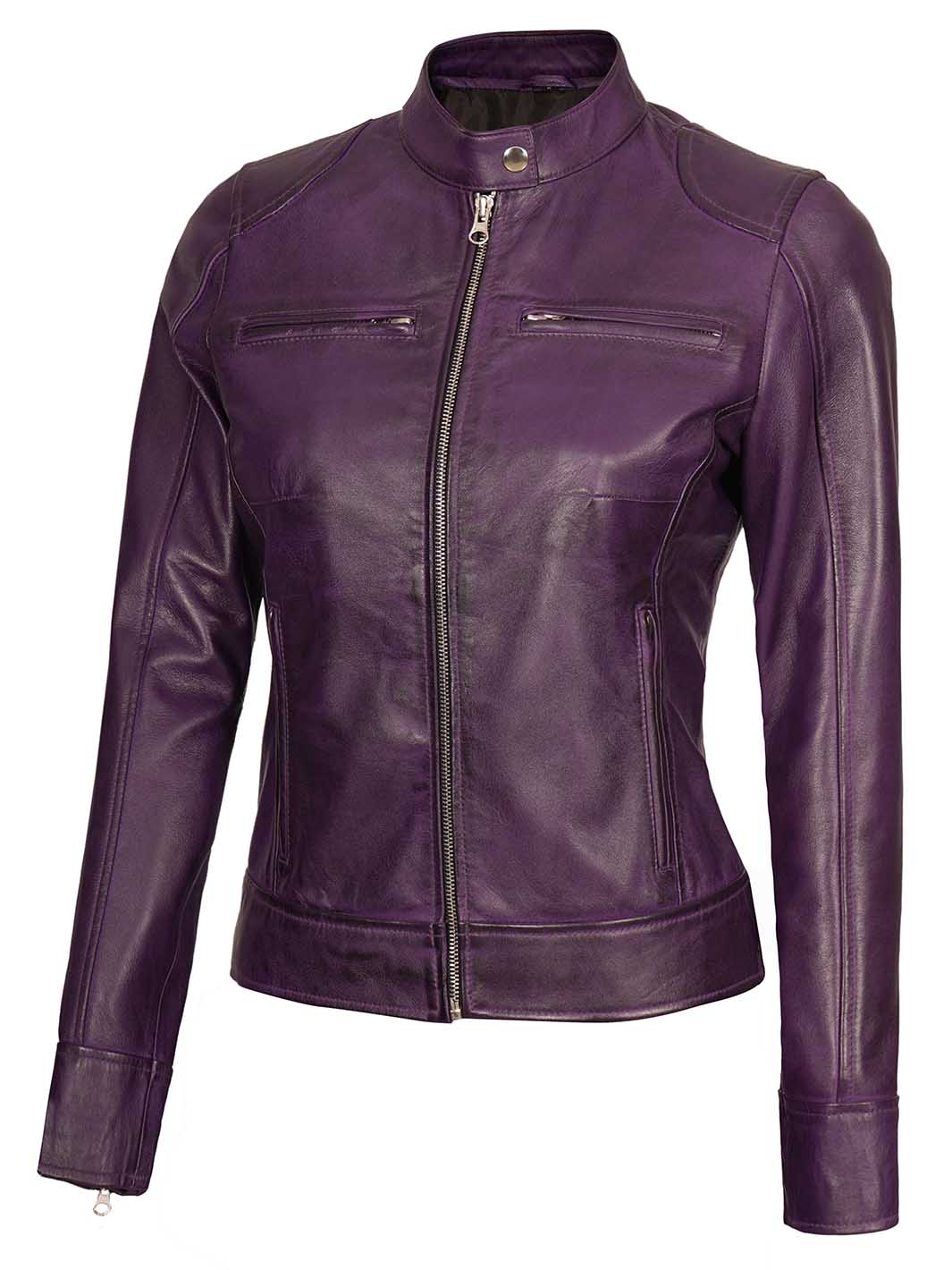 leather jacket for women