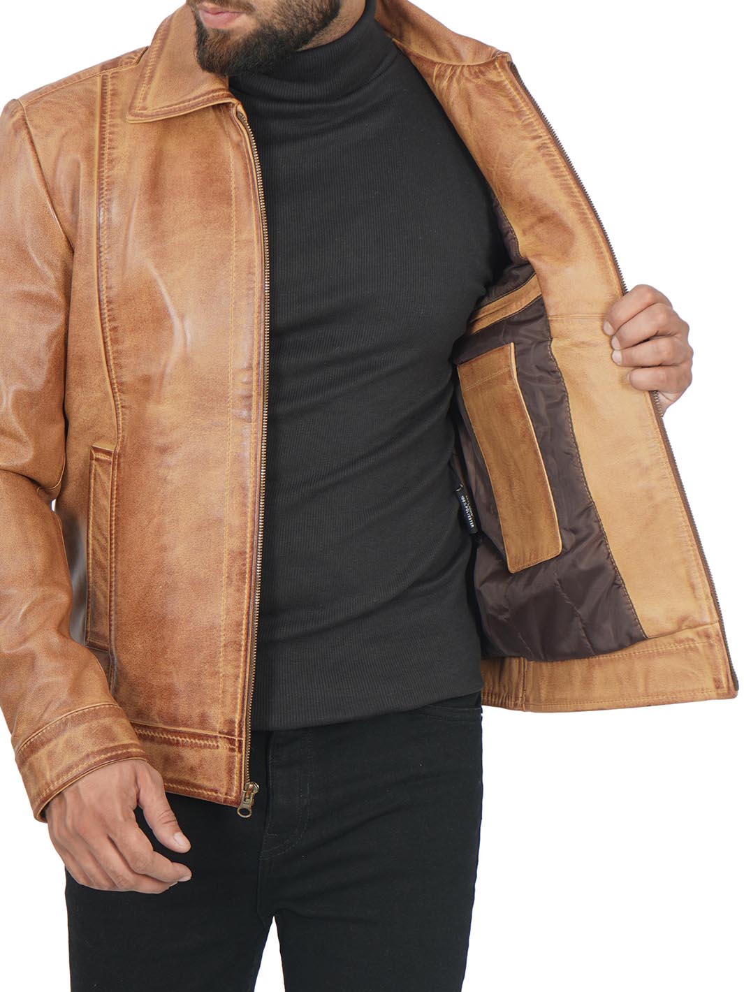 John Wick Camel Brown Leather Jacket