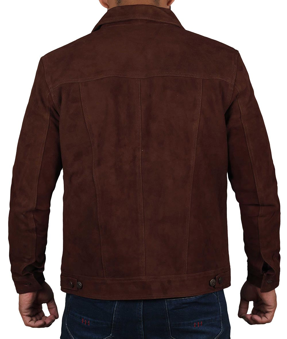 mens suede leather jacket